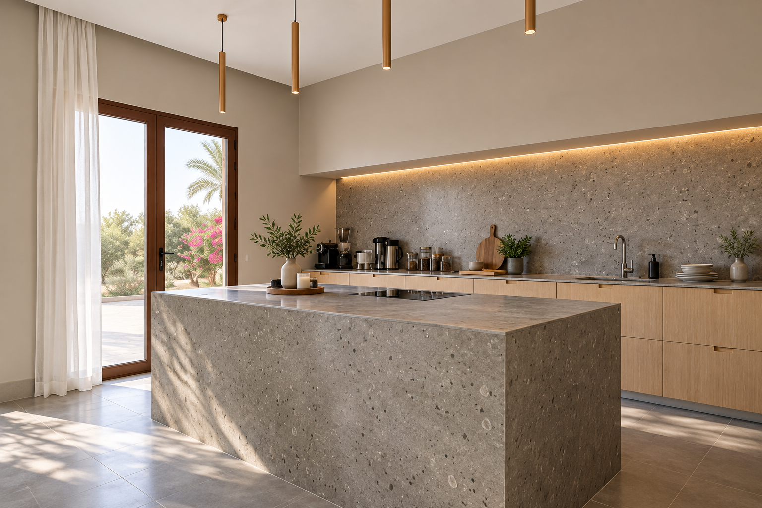 Kitchen at Samra Farm Villa
