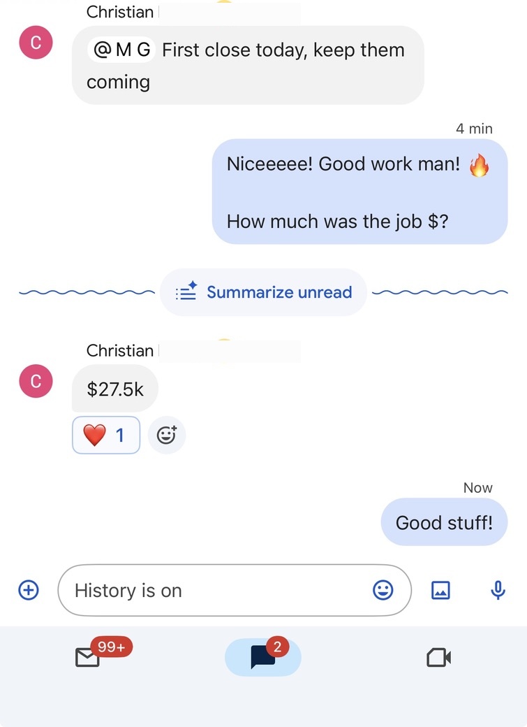 Client close screenshot
