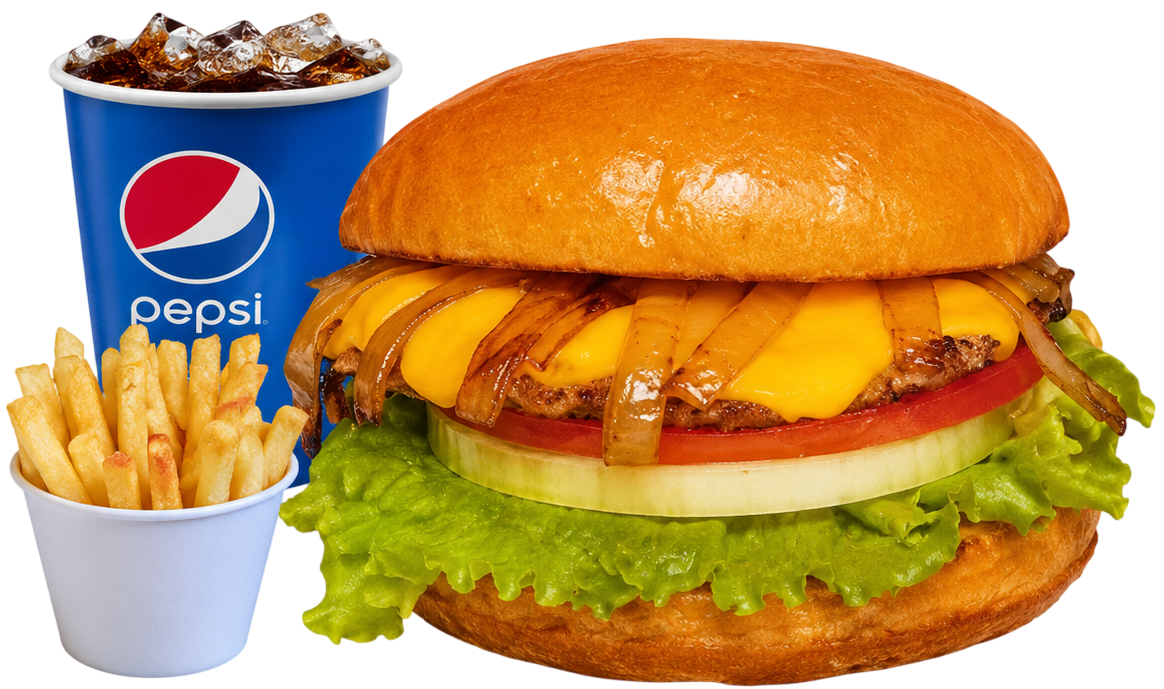 Cheese Burger Combo