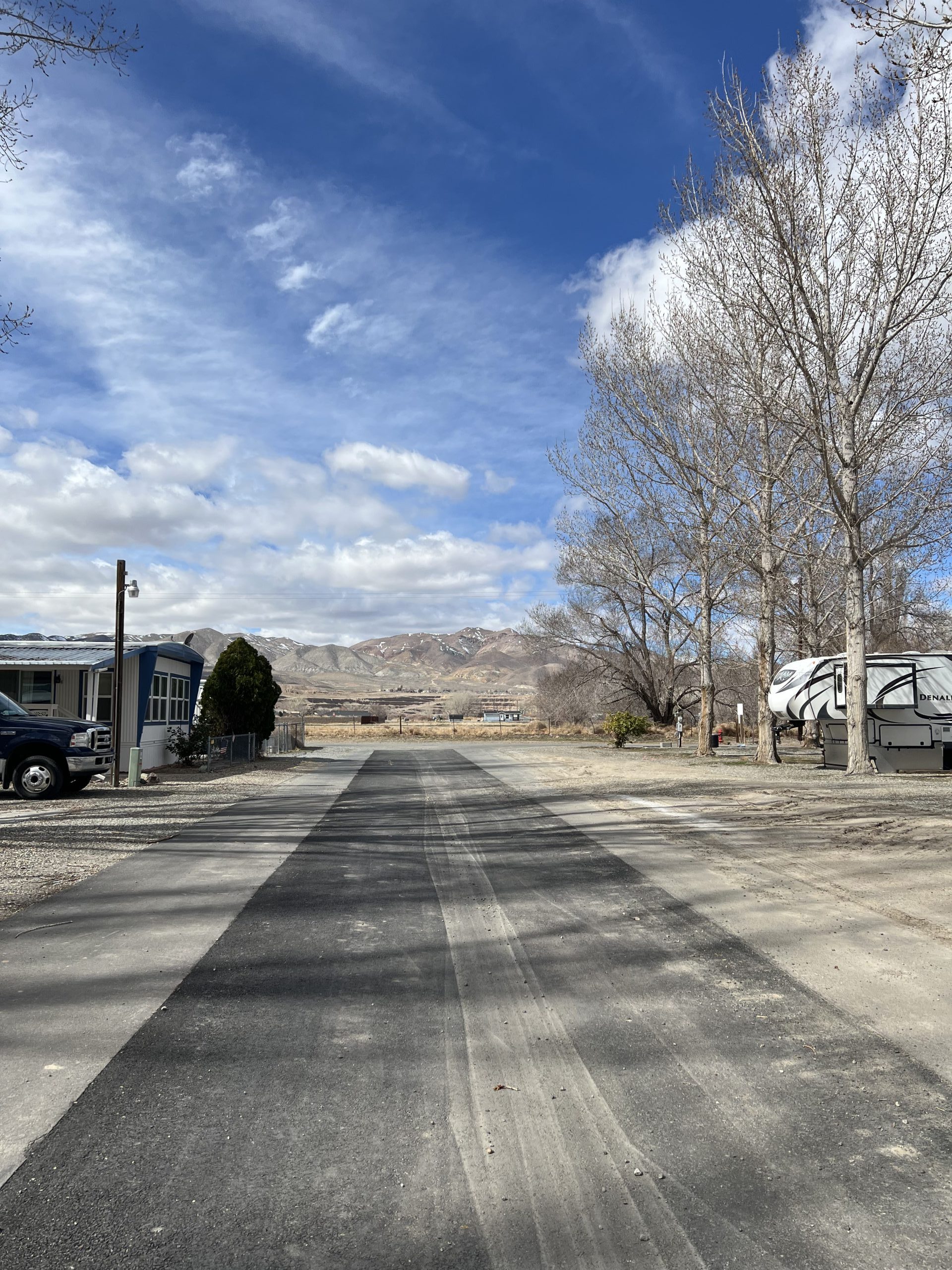 RV spaces at Pioneer RV Park
