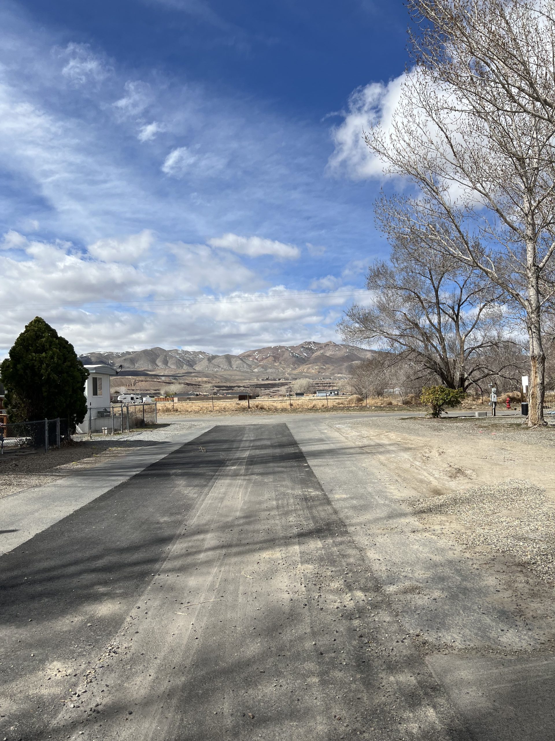RV spaces at Pioneer RV Park
