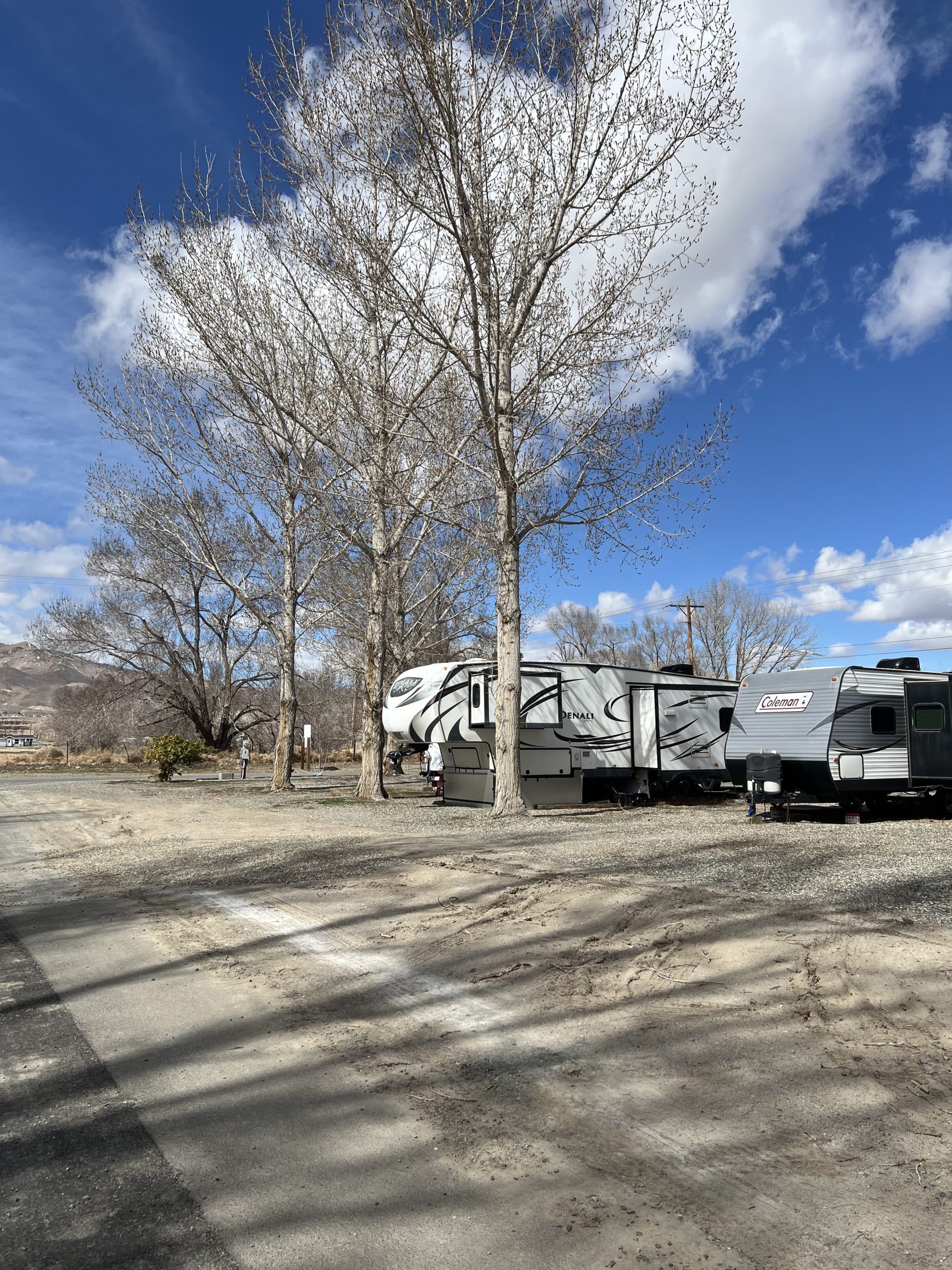 RV spaces at Pioneer RV Park