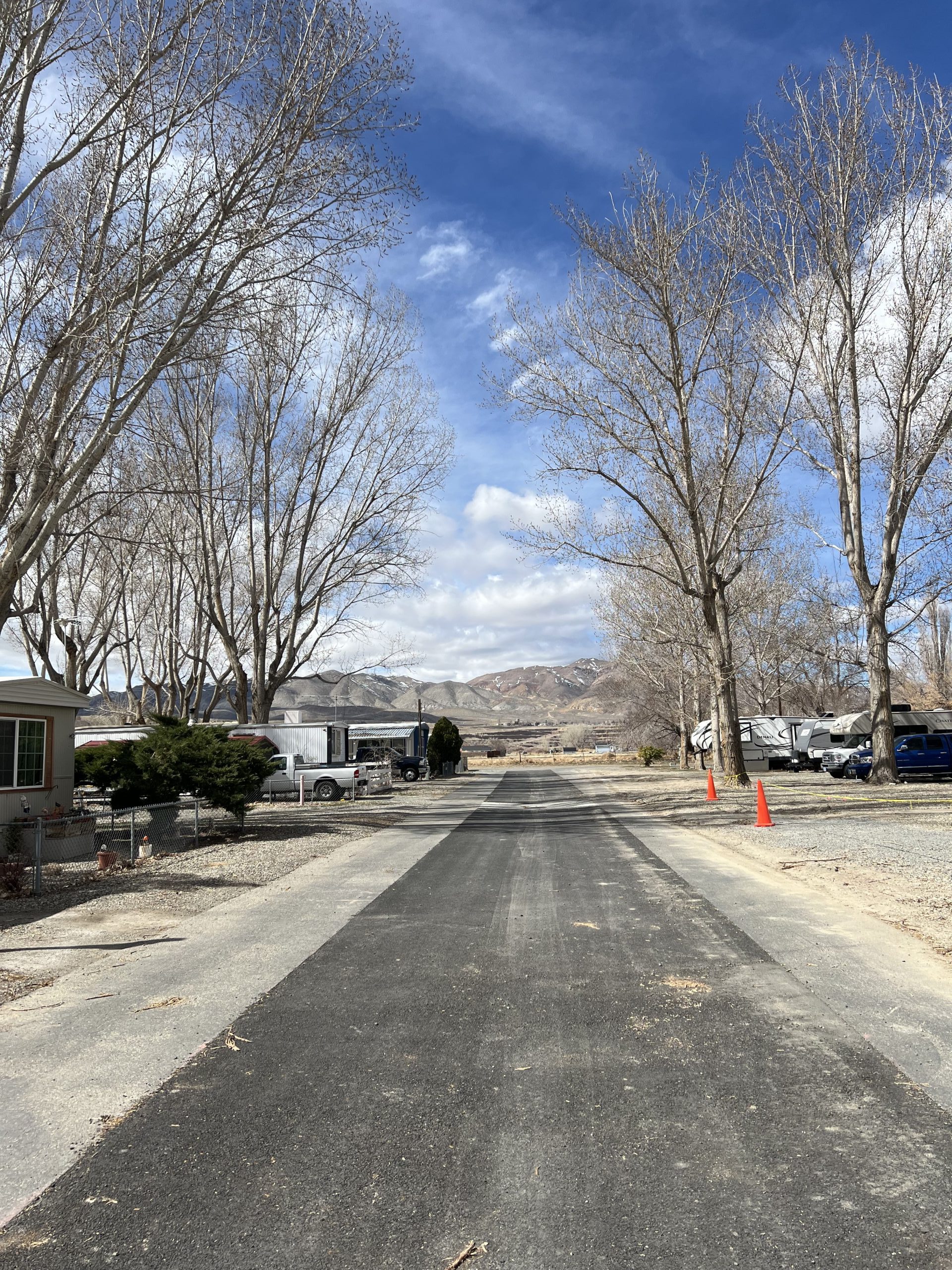 Mobile homes at Pioneer Mobile Home Ranch