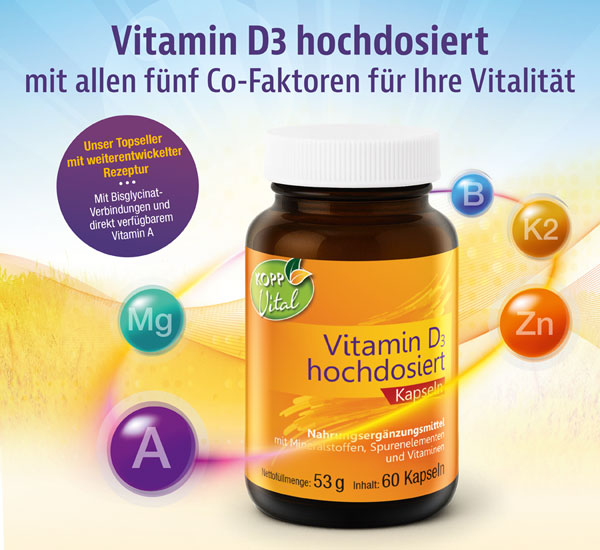 Vitamin D3 hochdosiert