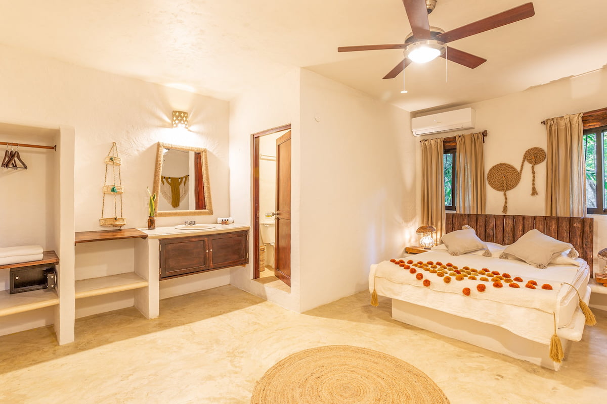 Private room at the retreat