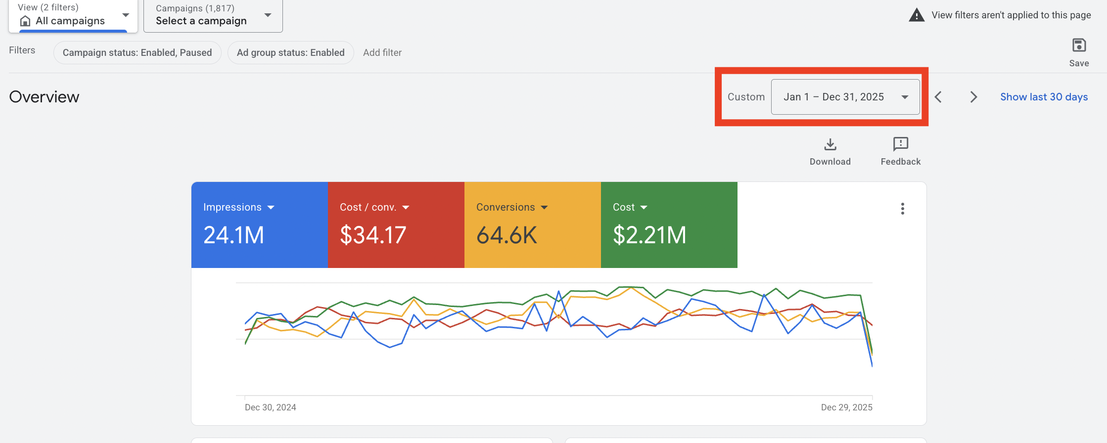 $2M+ Google Ads spend proof