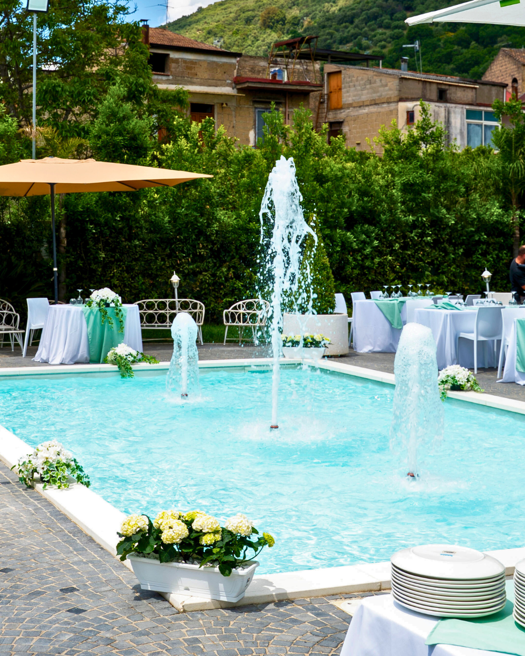 location con piscina