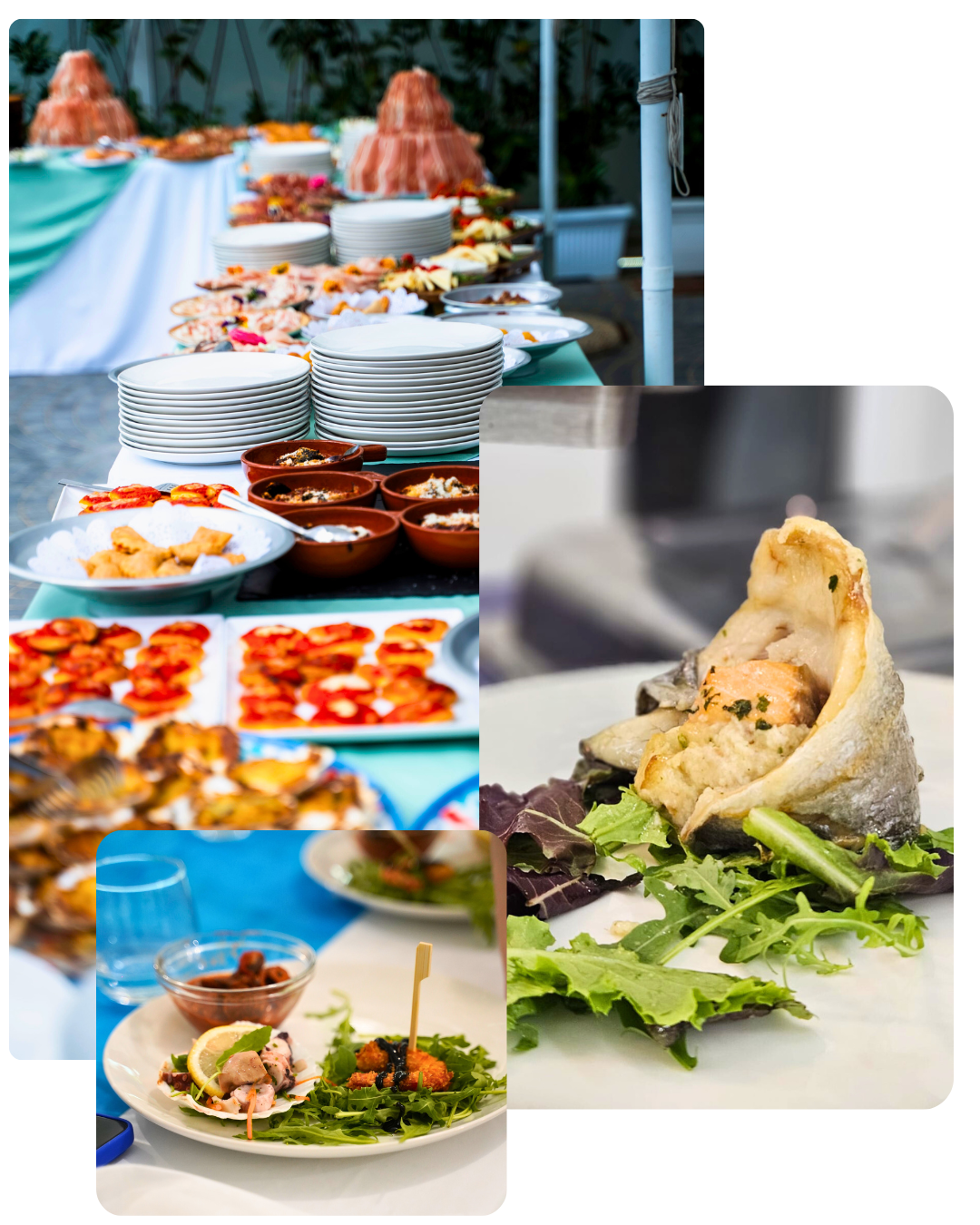 buffet per il matrimonio
