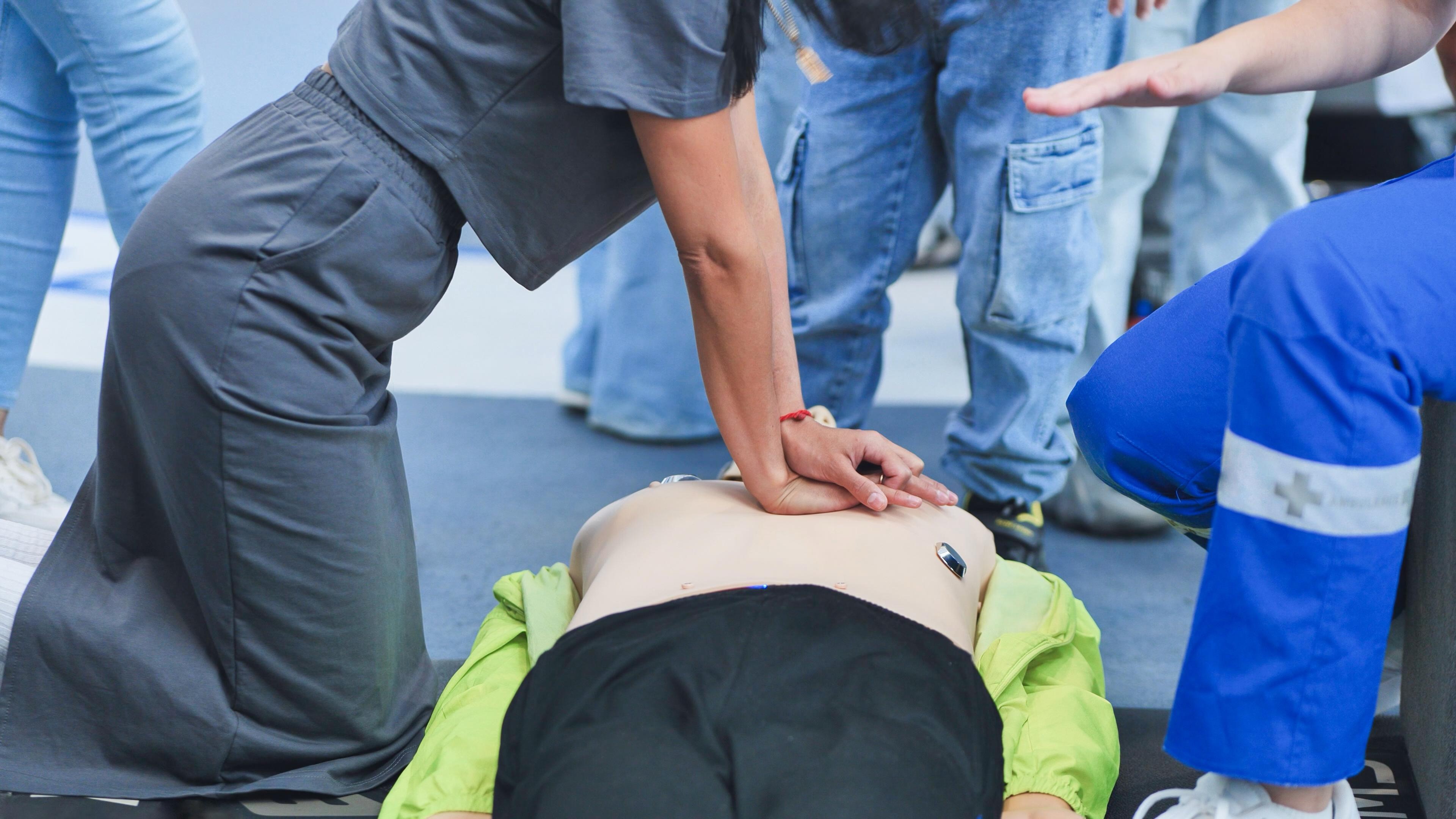 hands on CPR full sized manikin hands on CPR full sized manikin