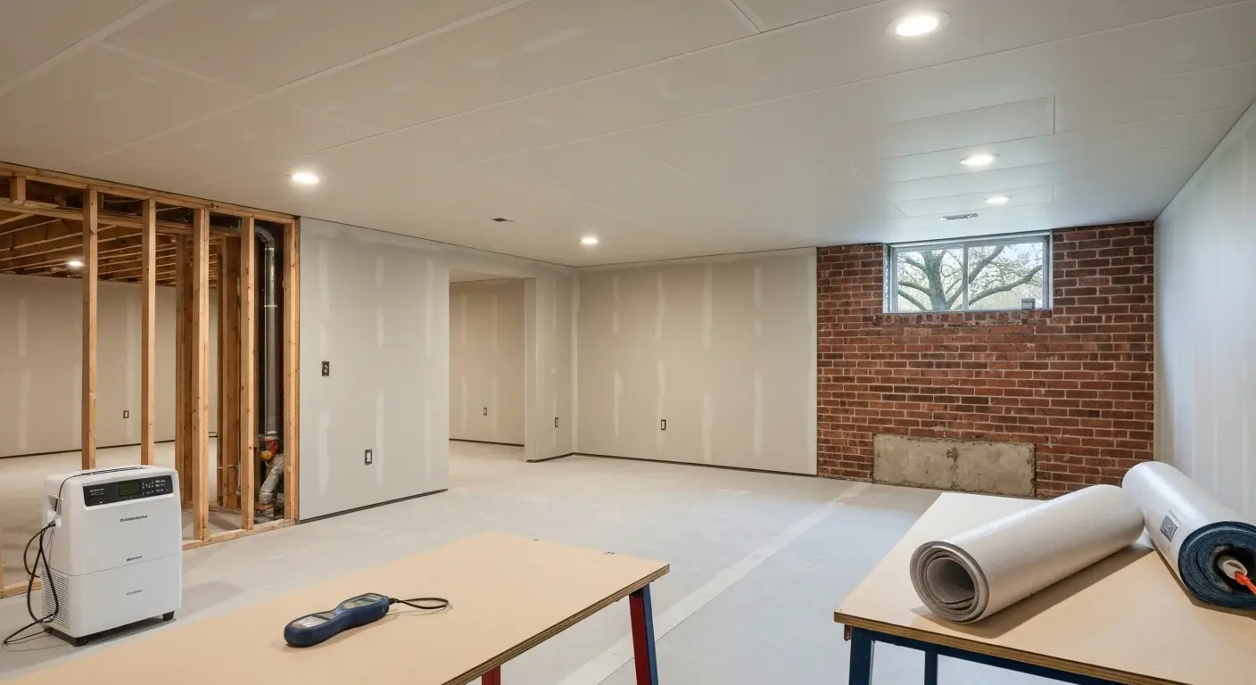 Basement finishing project