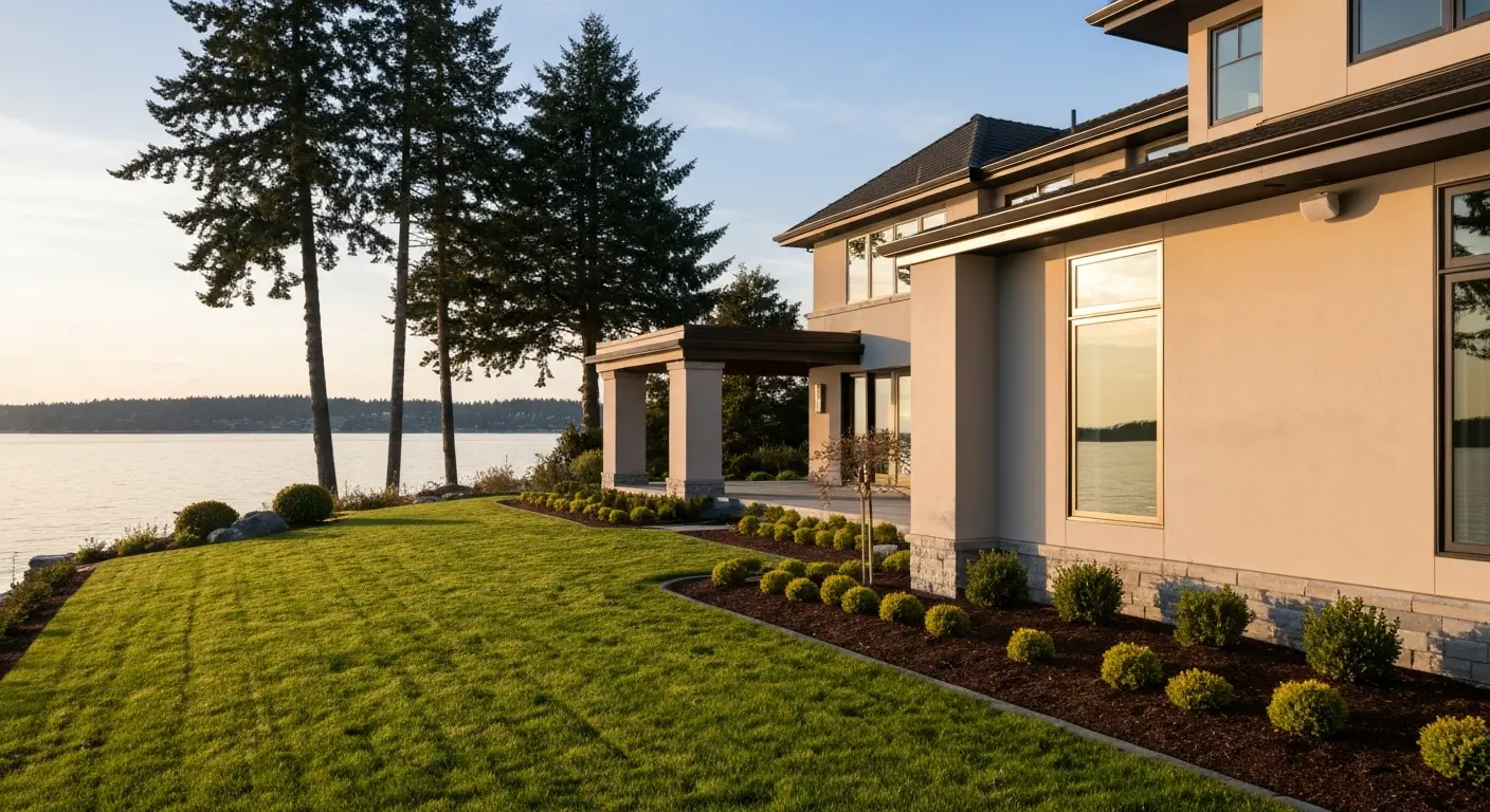 Waterfront estate on Salish Sea