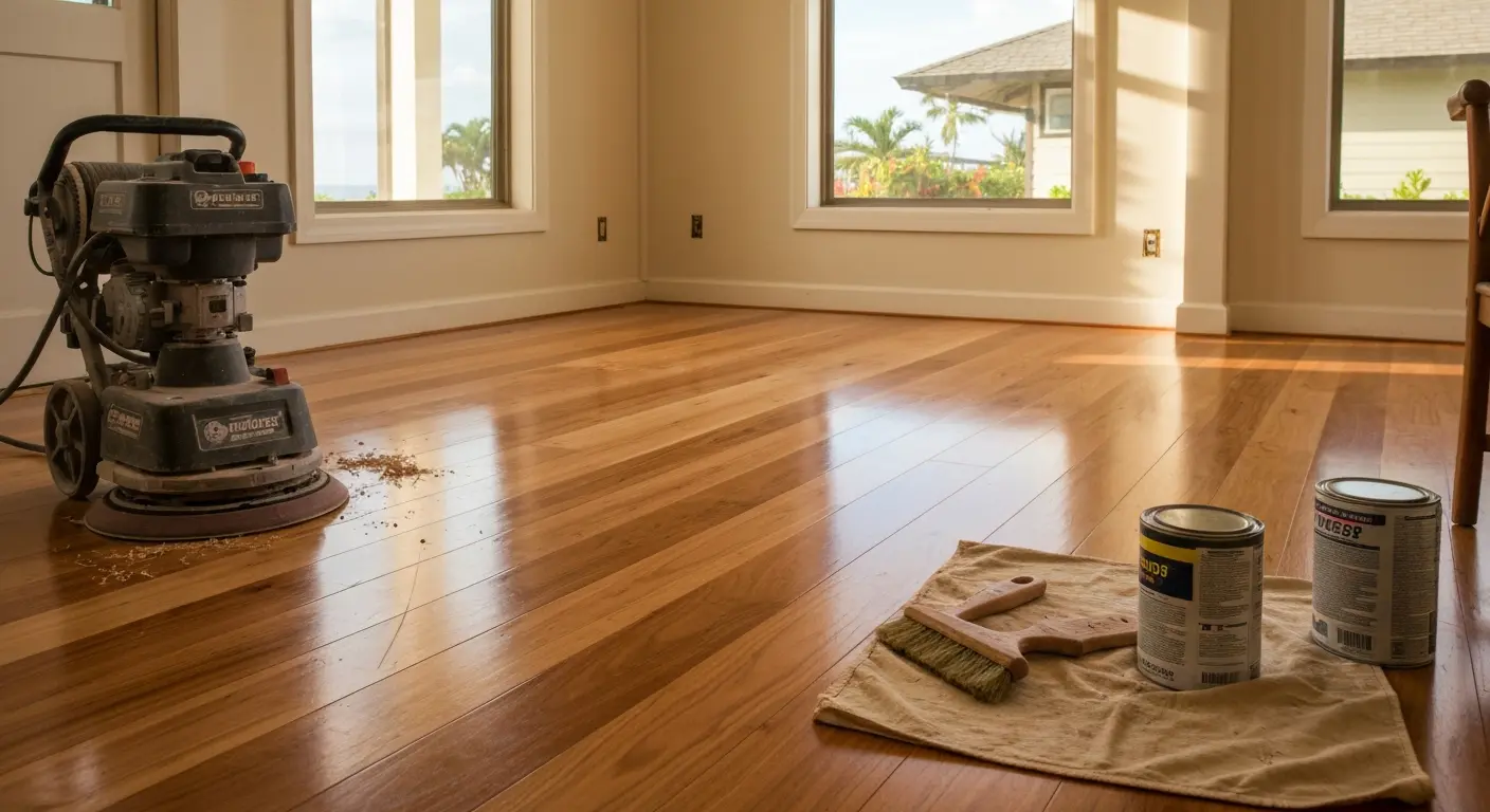 Floor sanding and refinishing