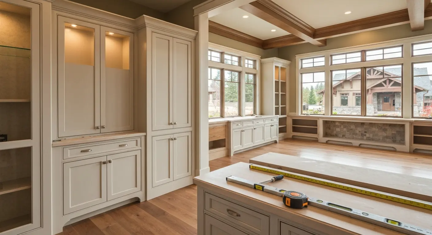 Luxury custom home interior