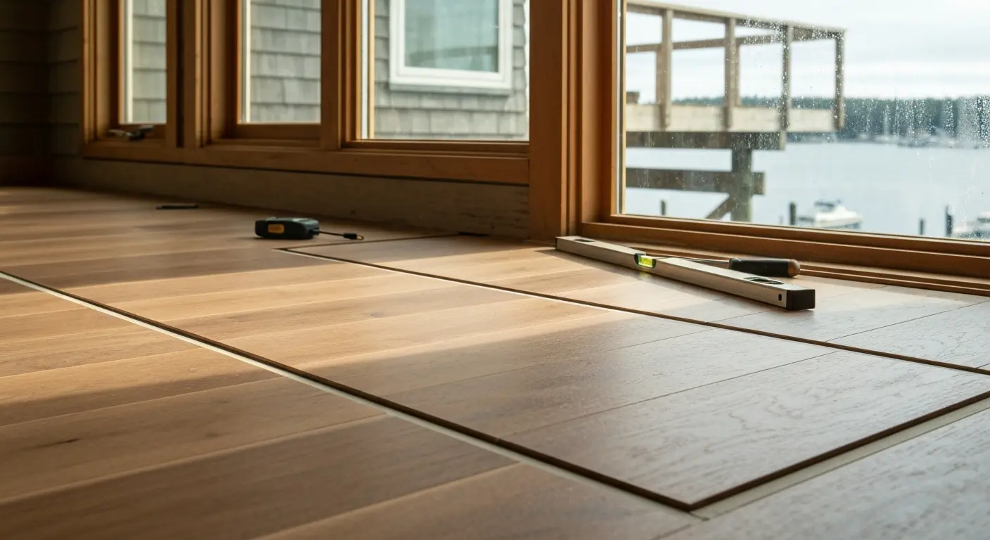 Moisture-resistant flooring for island homes