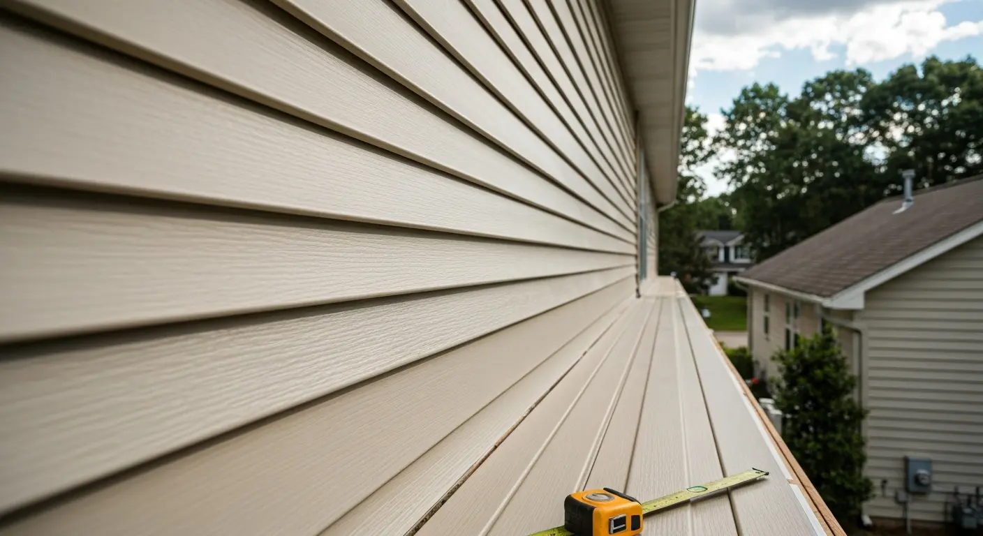 Vinyl siding installation
