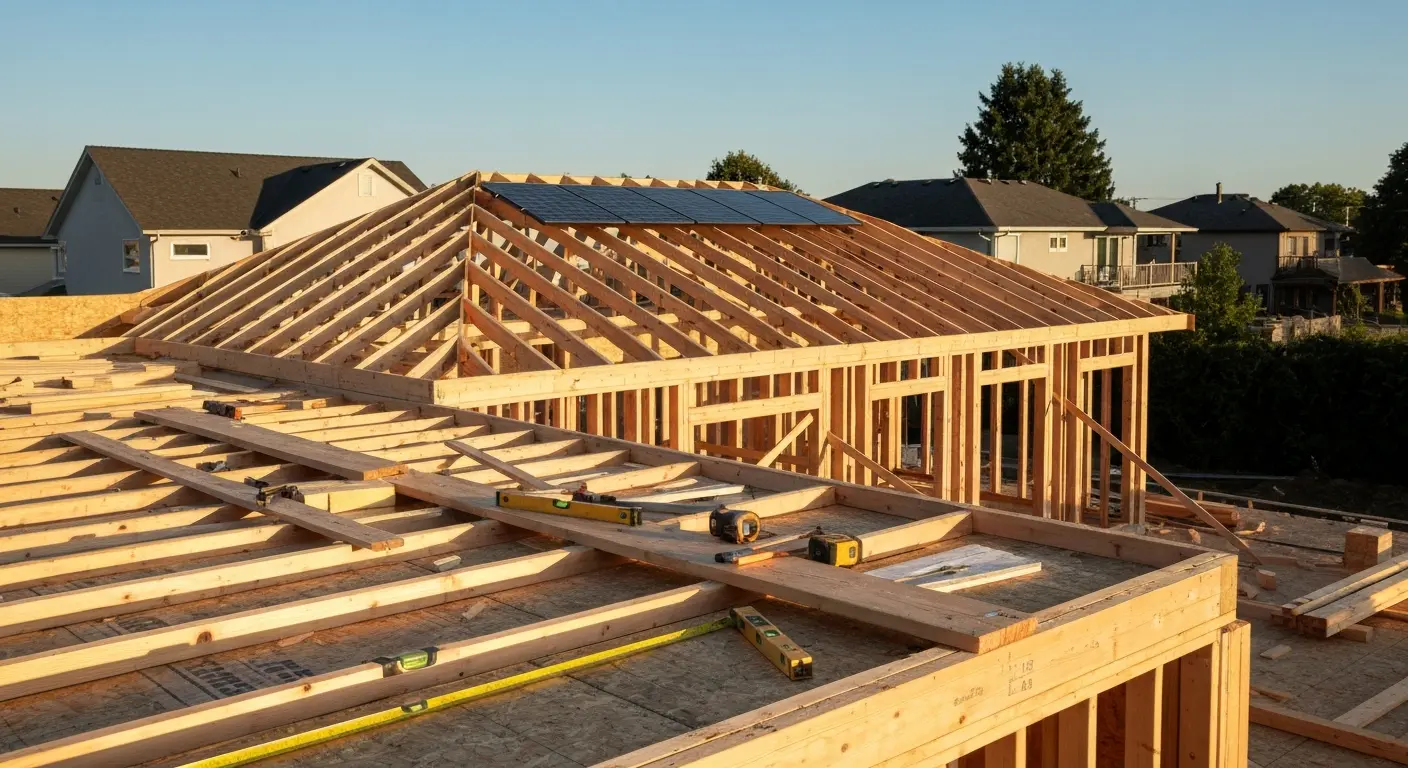 New home under construction