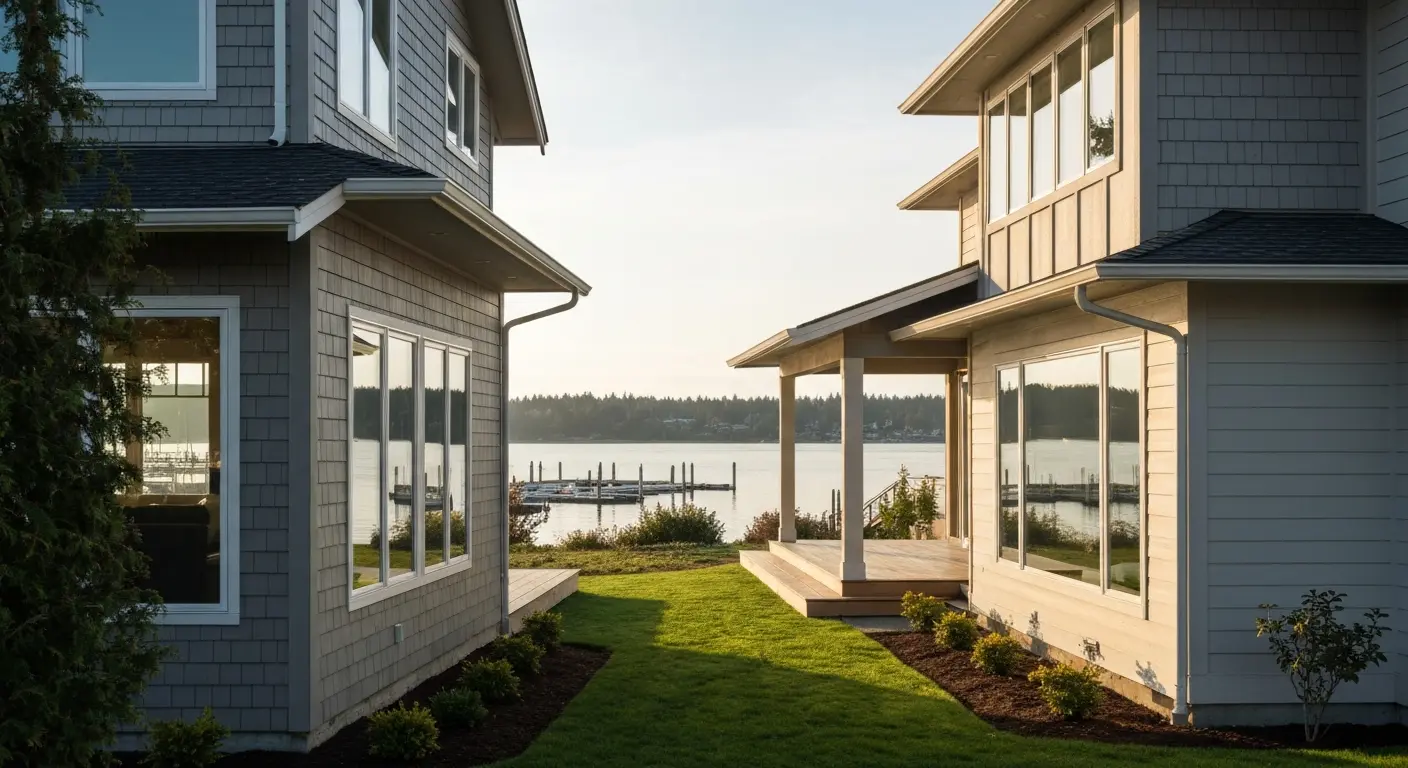 Custom waterfront home in Anacortes