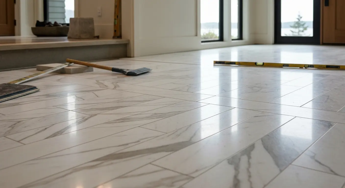 Natural stone marble tile