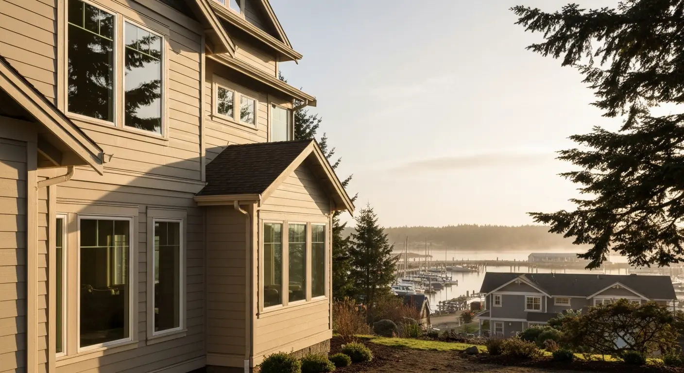 Custom home near Eastsound
