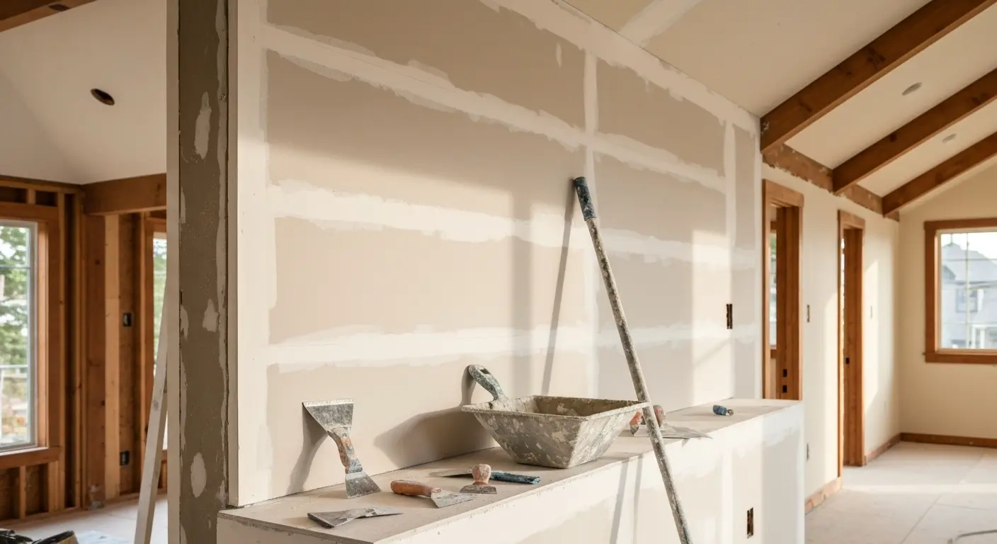 New drywall installation