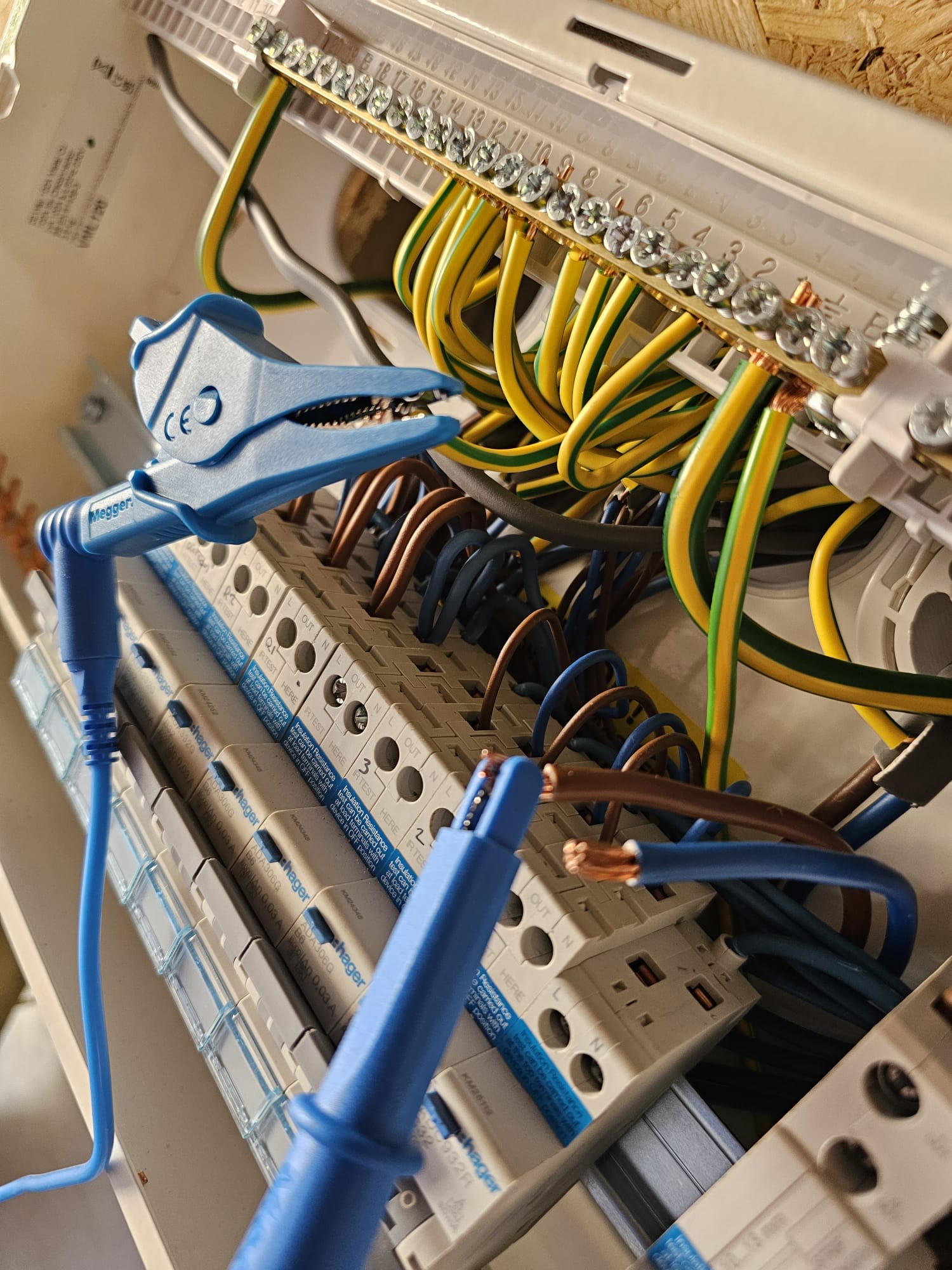 Circuit testing before consumer unit installation — Clevedon Electric