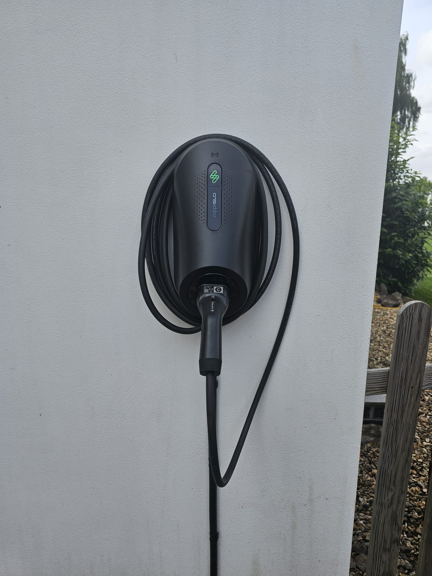 Zappi GLO EV charger installed in North Somerset home