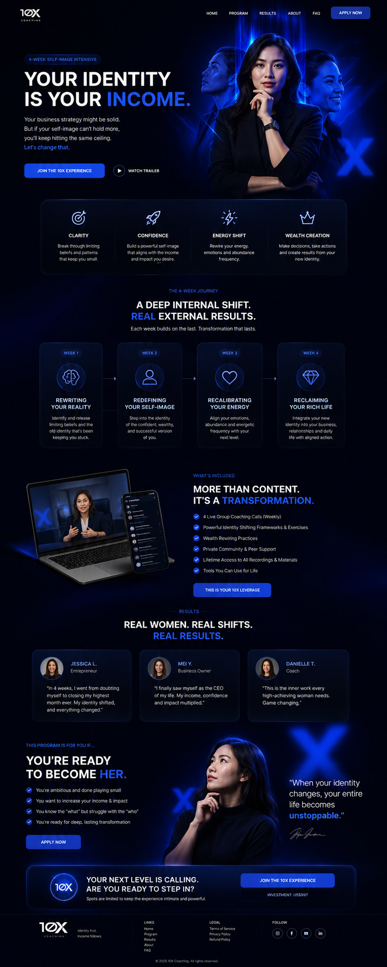 Self-Image Coaching, Websites