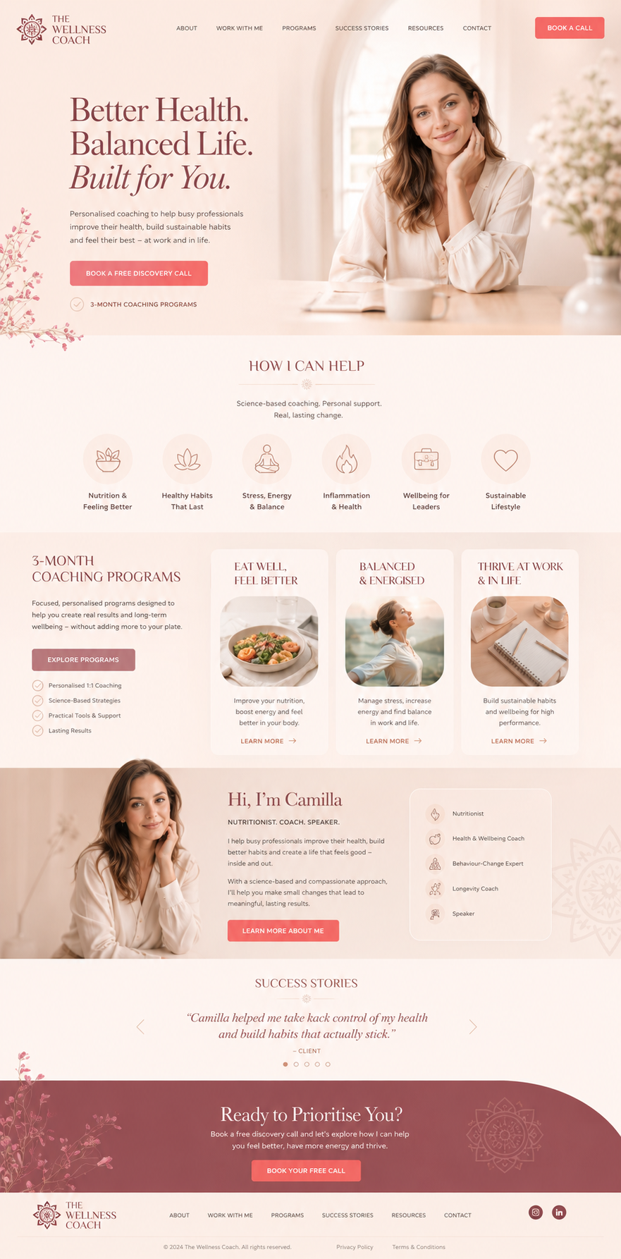 Wellness Coach, Funnels