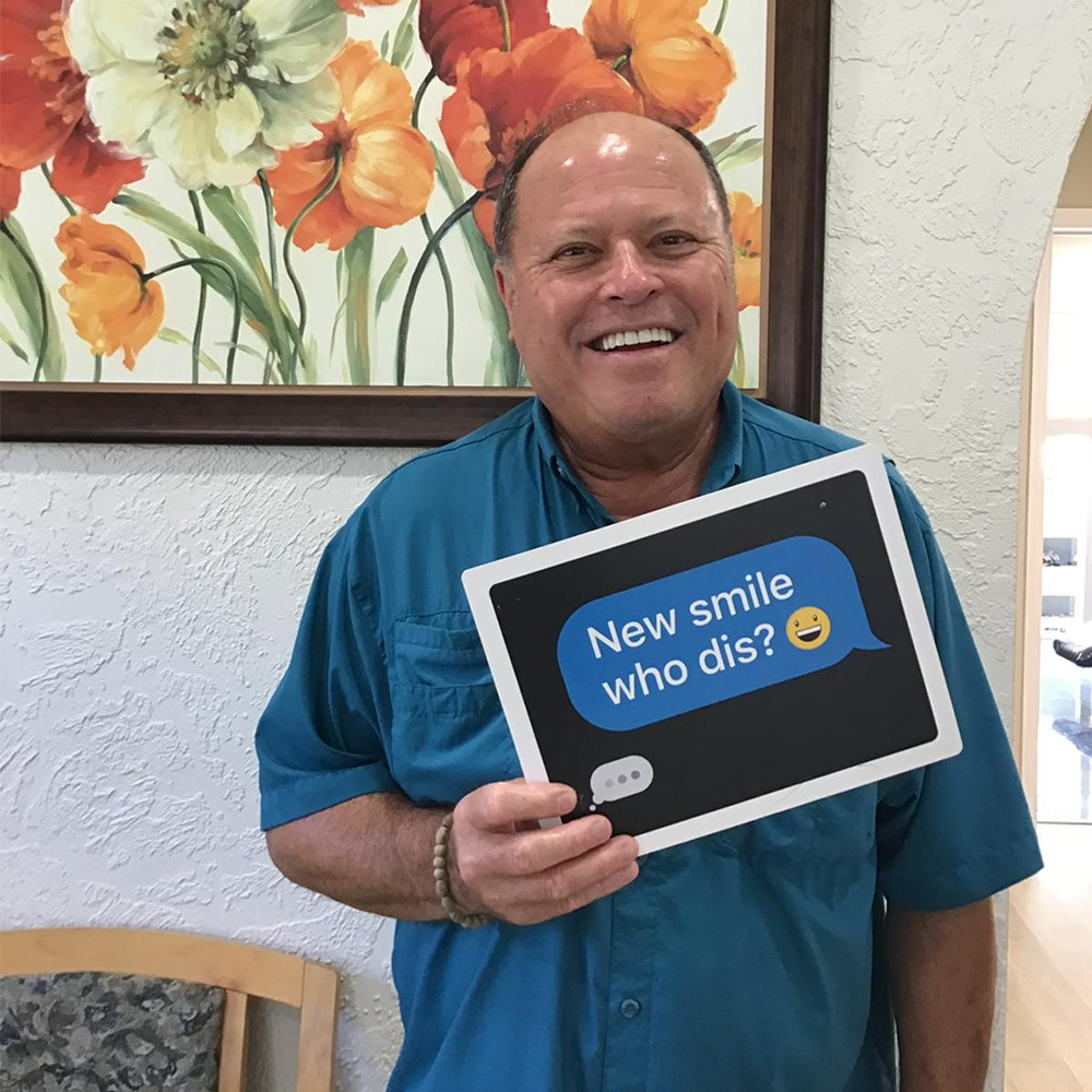 Happy patient at Smyl Manatee