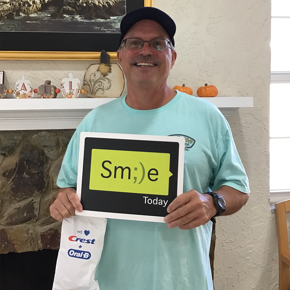 Happy patient at Smyl Manatee