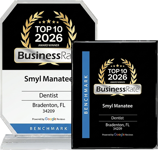 Smyl Manatee, Top 10 Dentist in Bradenton FL, 2026 BusinessRate award winner