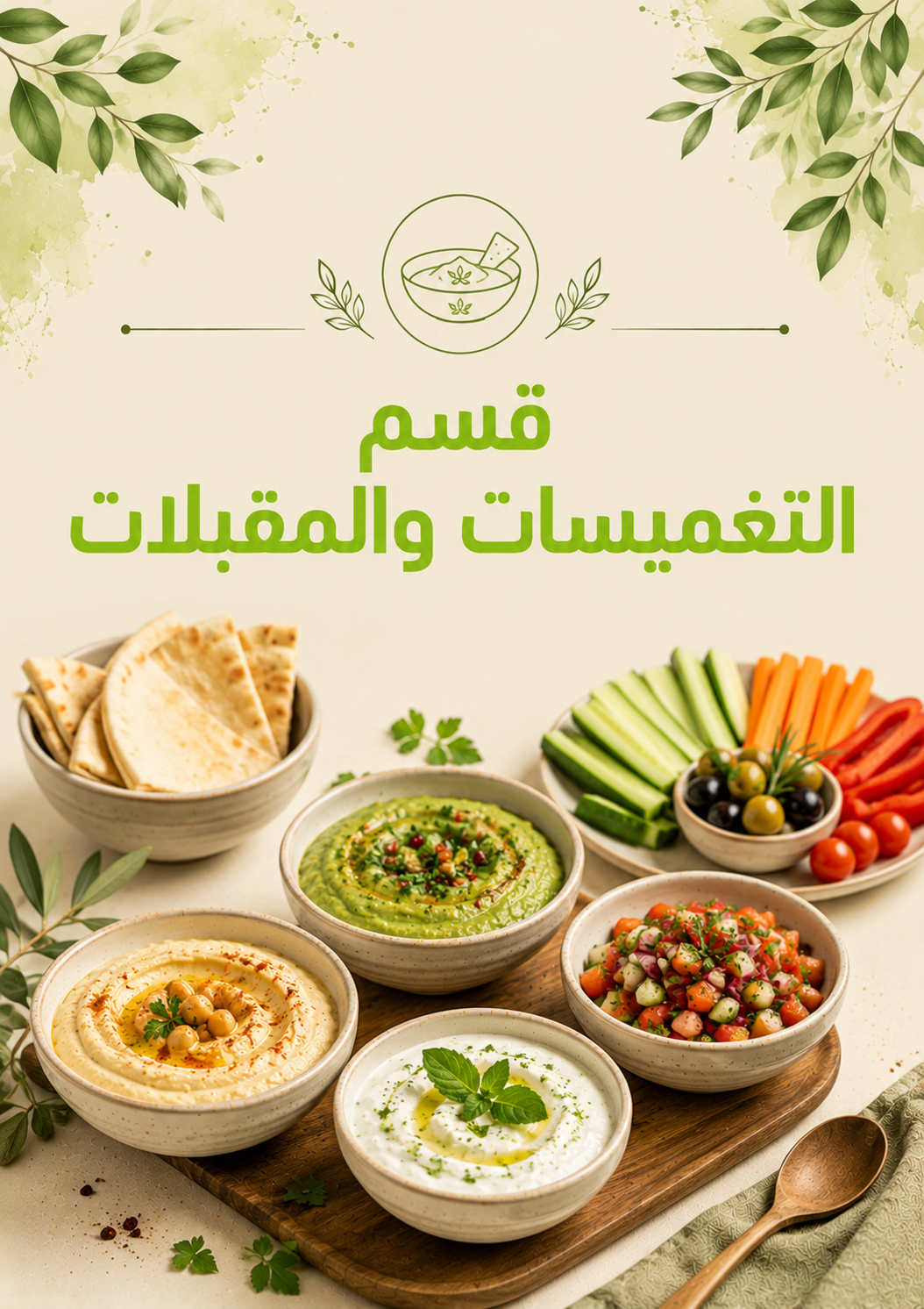 التغميسات والمقبلات