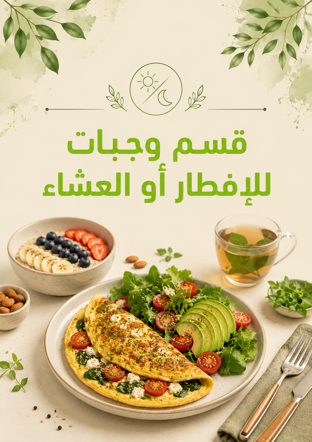 وجبات الإفطار والعشاء
