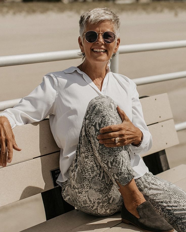 JoAnn Donahue on the boardwalk