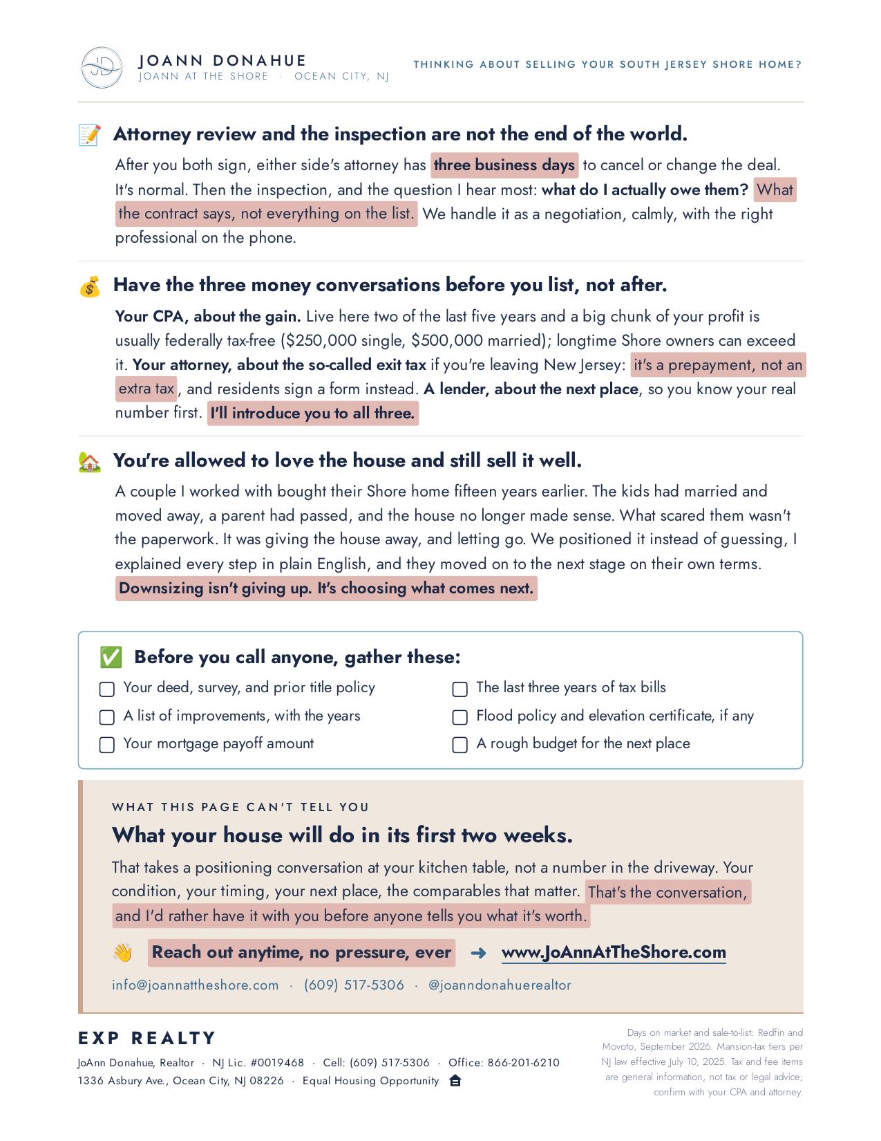 Page two of the guide