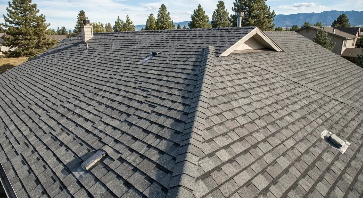 Asphalt shingle roofing installation