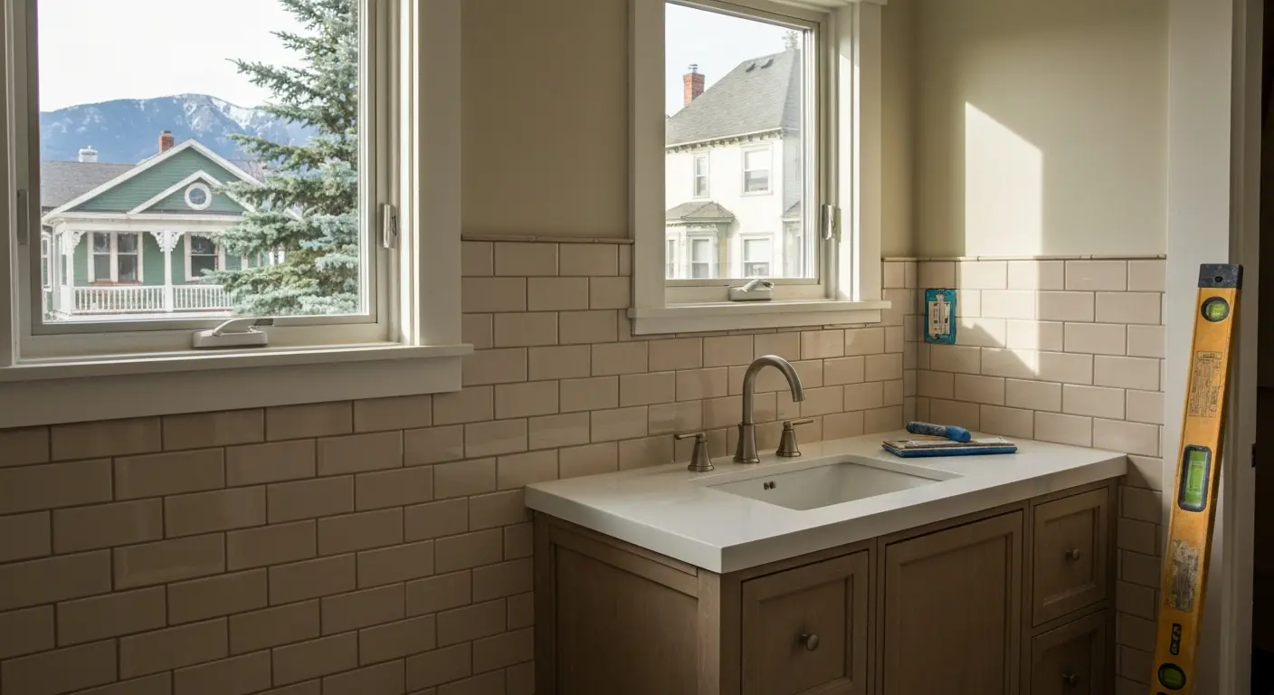 Bathroom renovation project