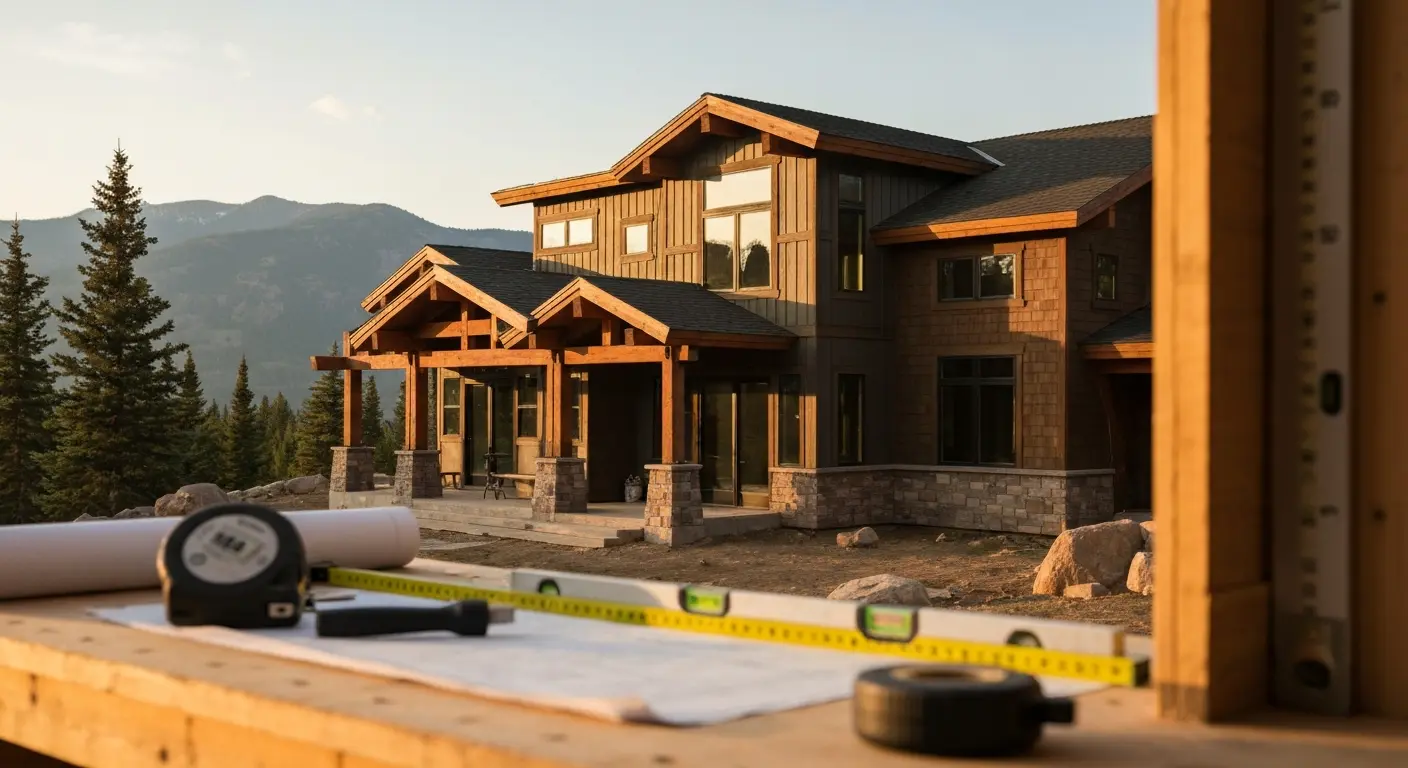 Custom home construction project