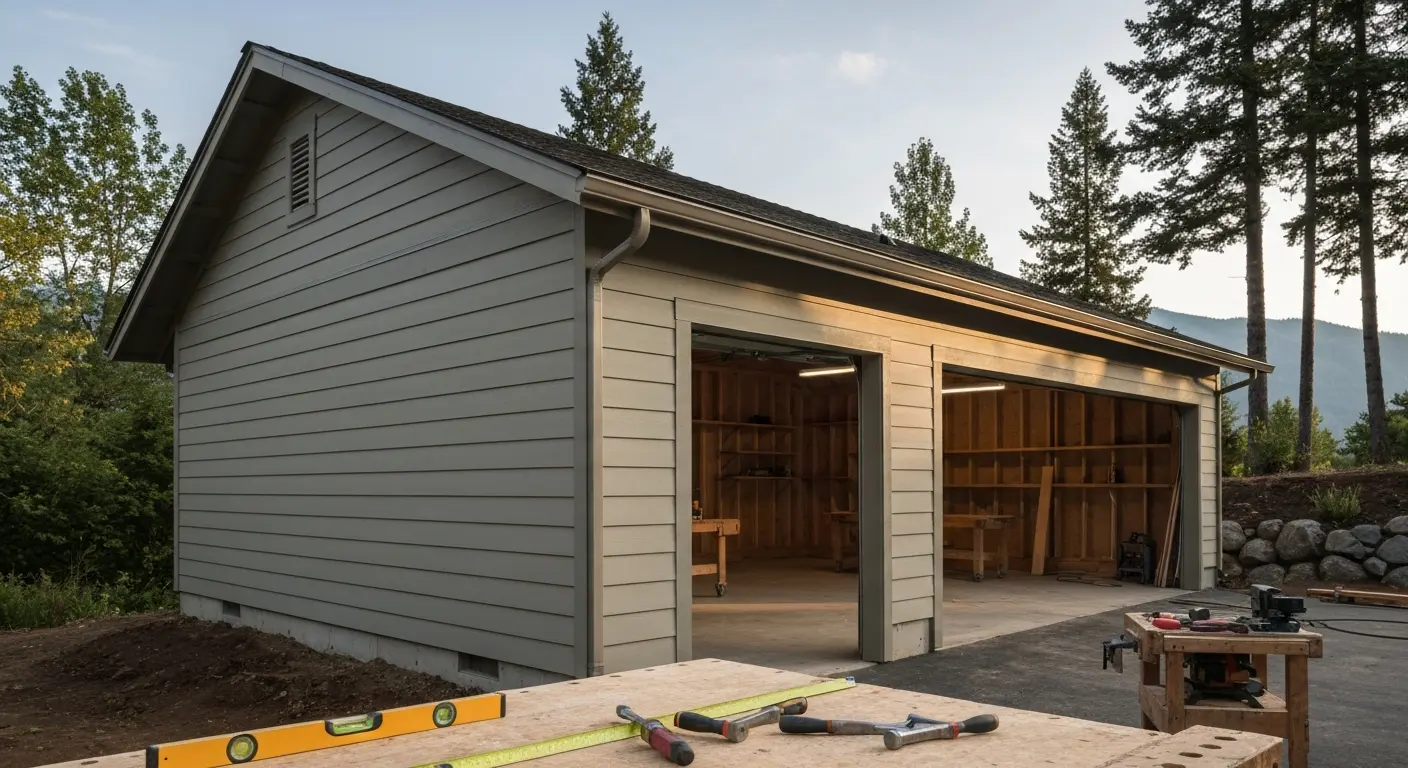 Garage and outbuilding construction in Canyon Creek