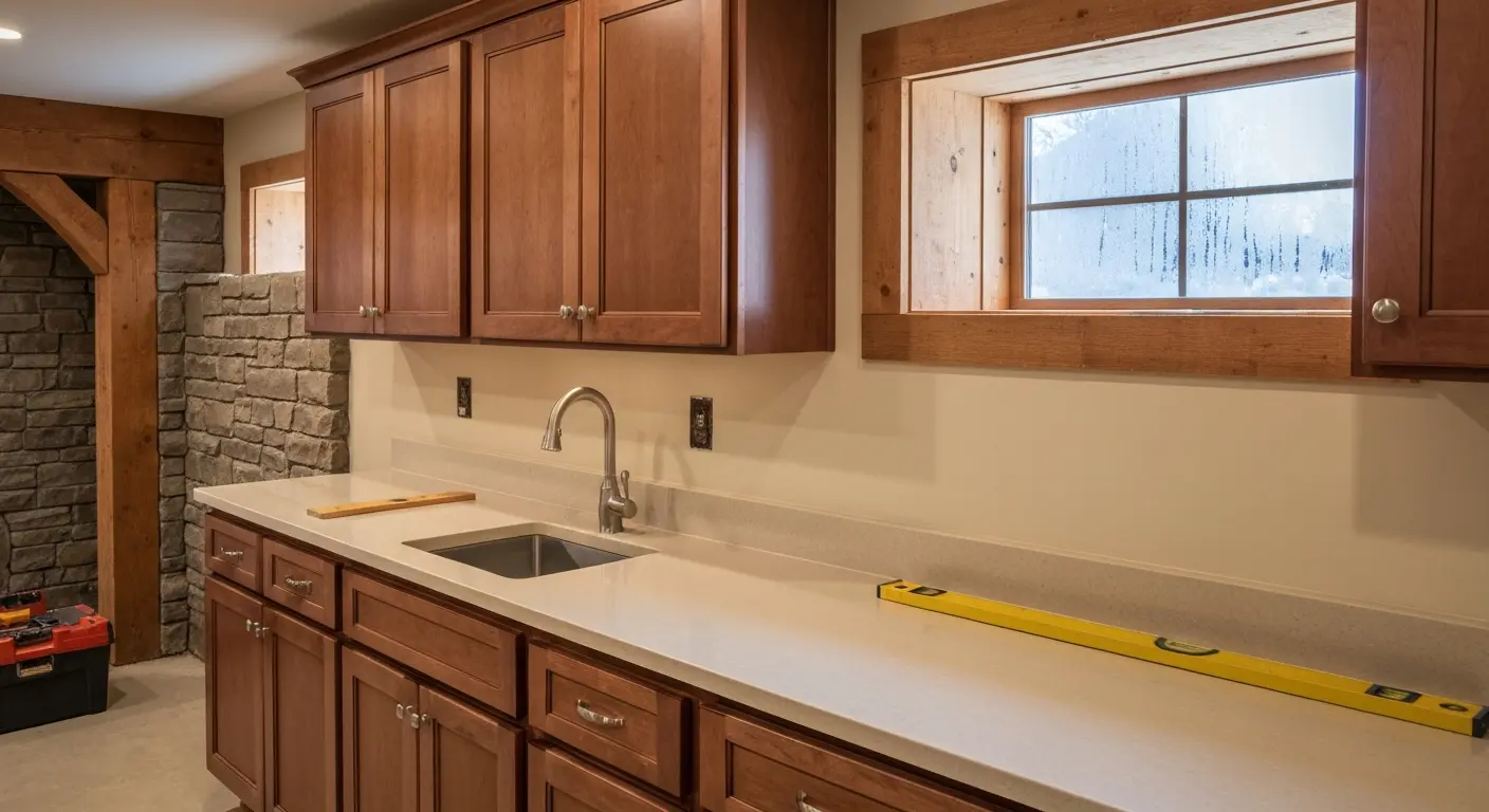 Wet bar basement
