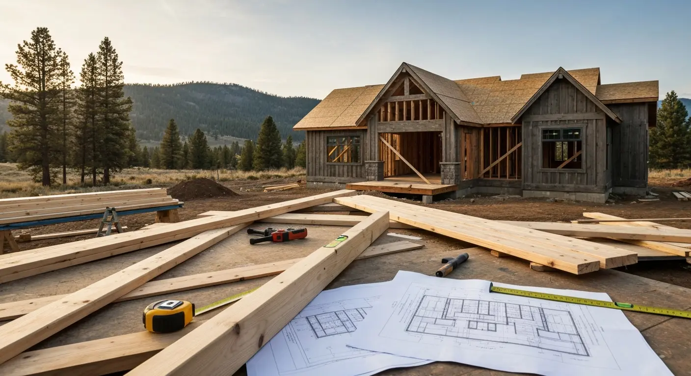 Custom home construction in Canyon Creek