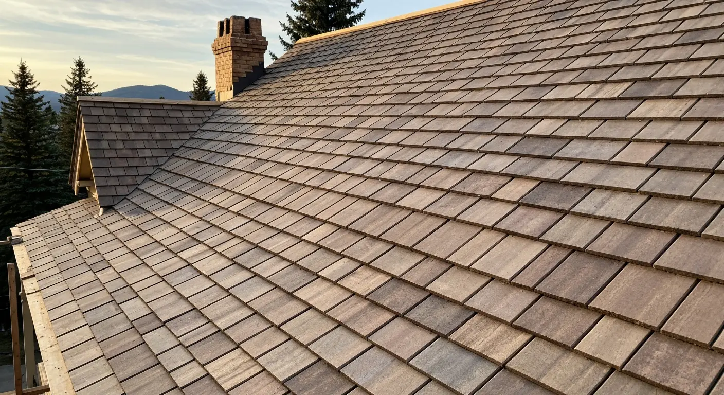 Composite shake roof installation