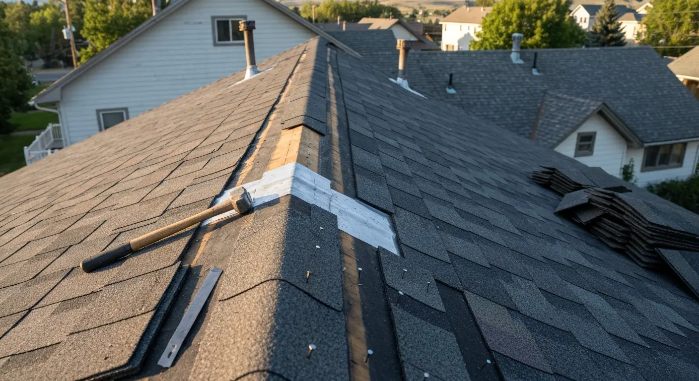 Shingle repair work