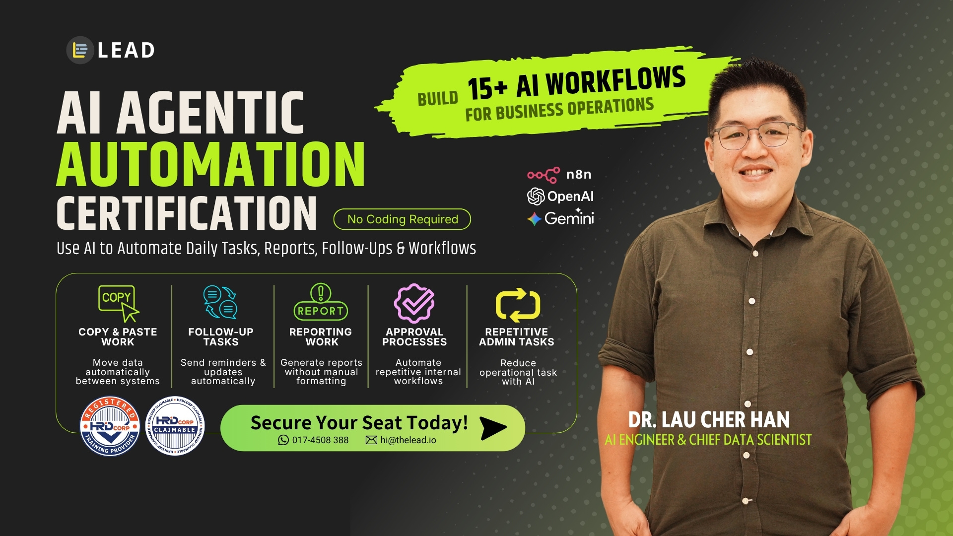 AI Agentic Automation Certification | LEAD