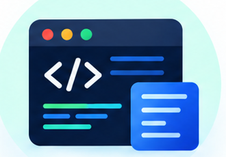 Vibe coding: a code editor window