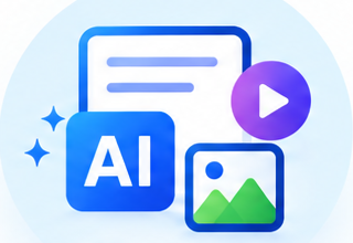 AI content generation: text, image and video