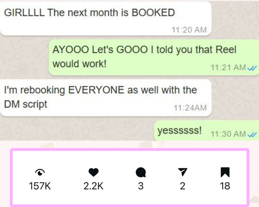 Client result screenshot