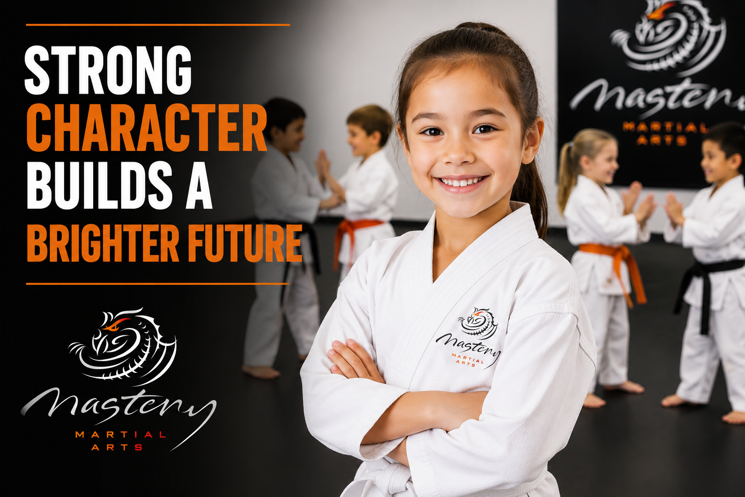 Mastery Martial Arts students building strong character, confidence, and resilience through structured training.
