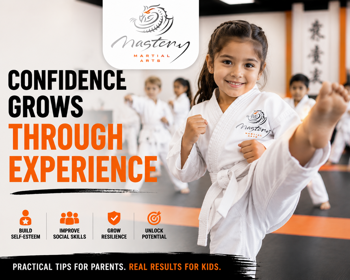 Young martial arts student building confidence through practice, achievement, and personal growth. Young martial arts student building confidence through practice, achievement, and personal growth.