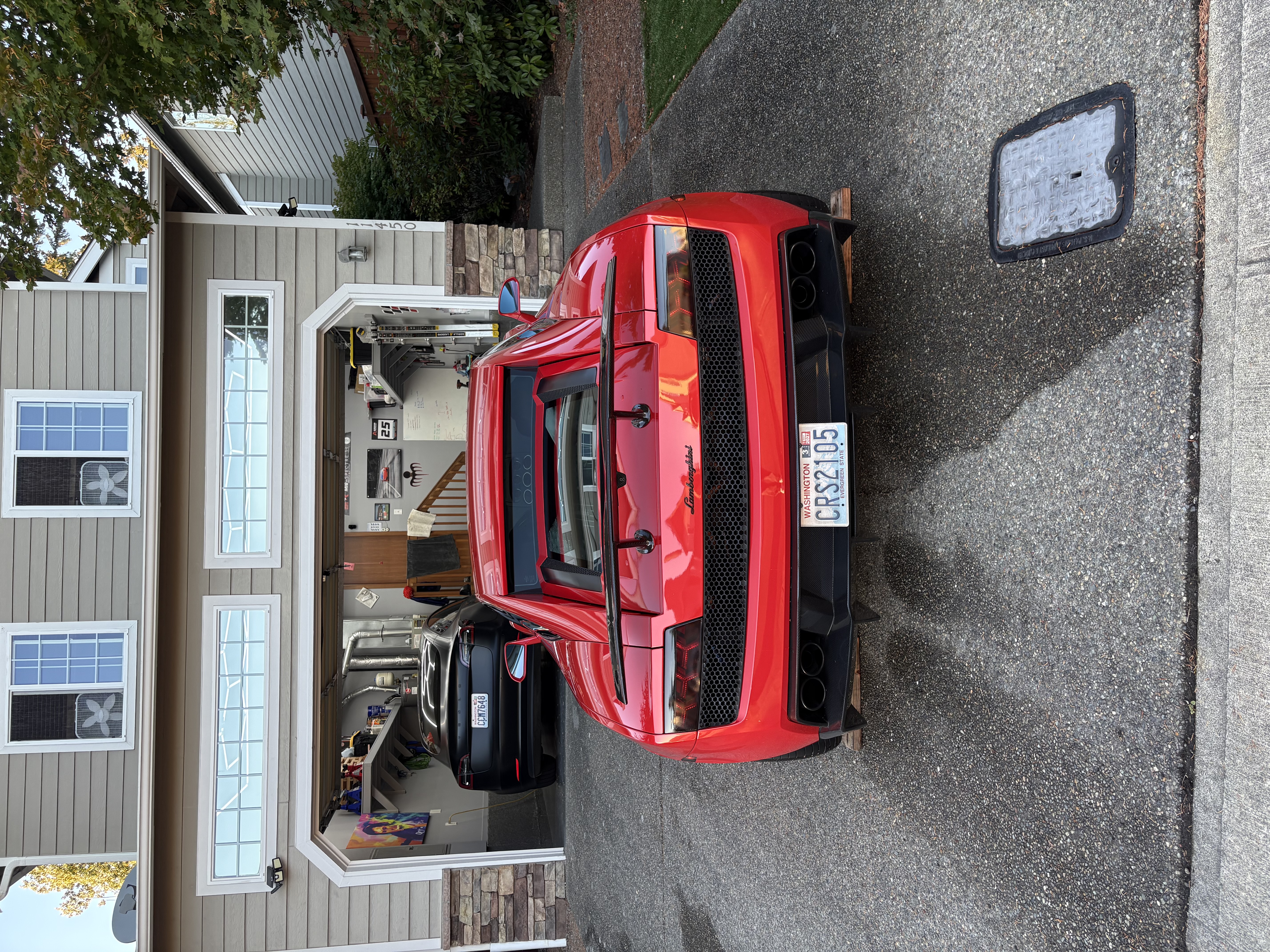 Lamborghini Gallardo rear after paint correction